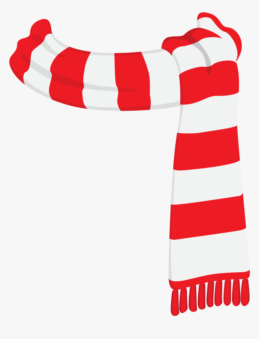 Striped Christmas Scarf Png