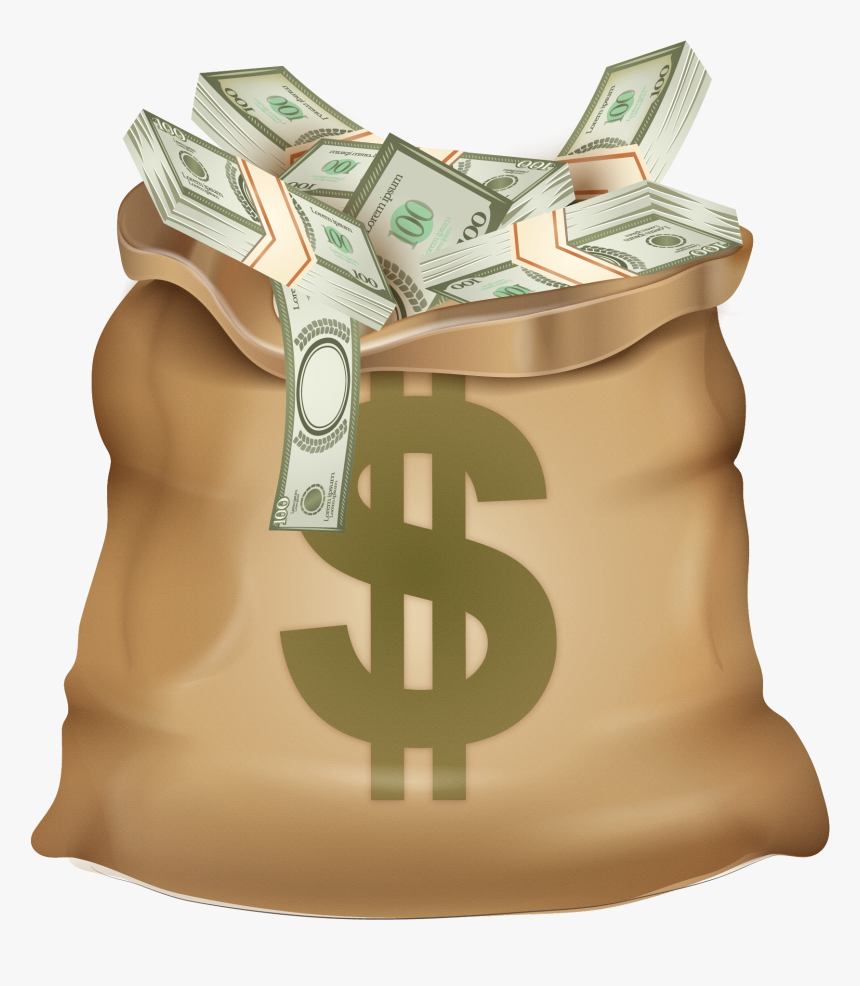 Money Bag Coin - Bag Of Money Png