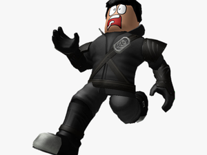 Transparent Scared Person Clipart - Scared Roblox Character Running