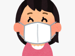 Fever Clipart Sick Person - Sick Face Mask Clipart