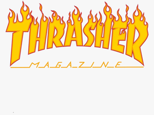 #trendylogos #thrasher #logos #trendy #clothes #skateboard - Thrasher Magazine Flame Logo