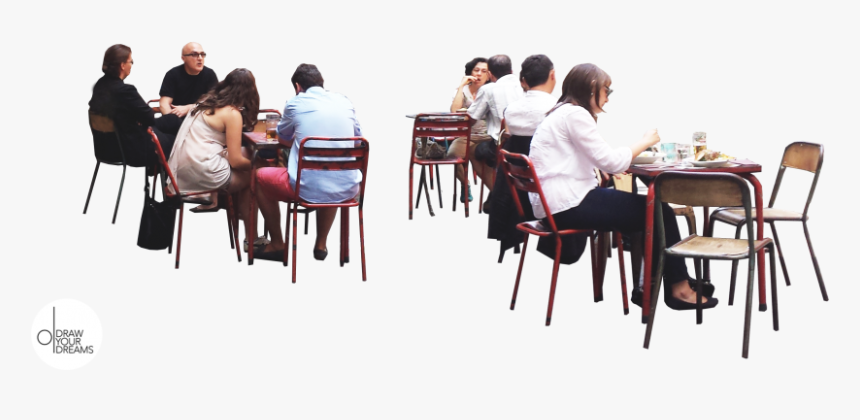 People Sitting At A Table Png - 