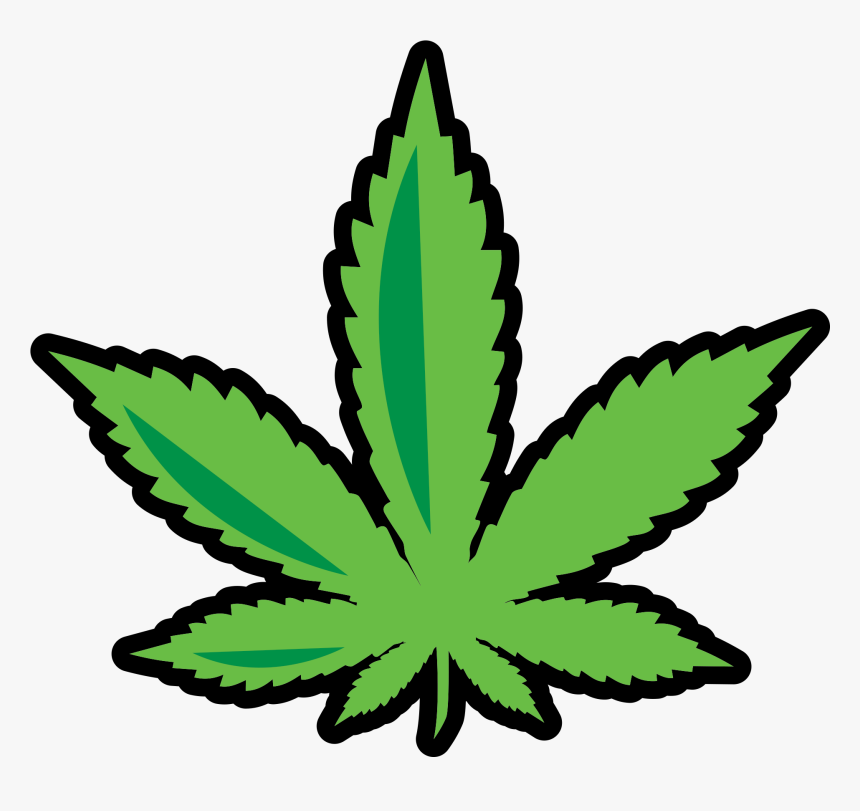 Leaf Weed Magnet - Transparent Background Marijuana Clip Art