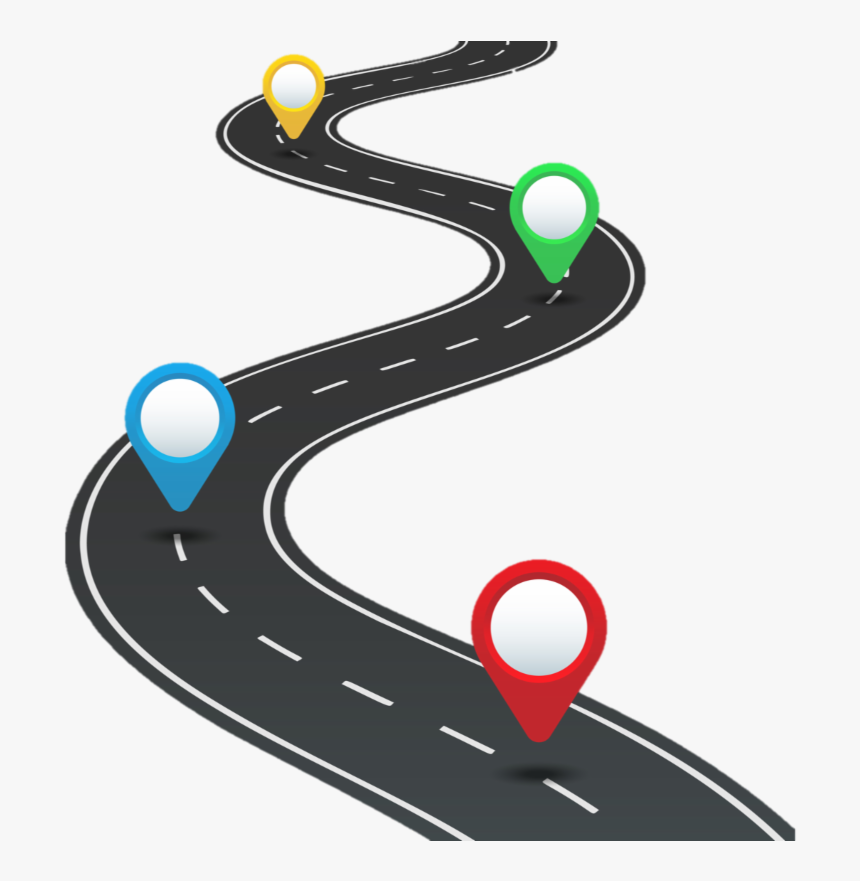 Transparent Career Day Clipart - Road Map