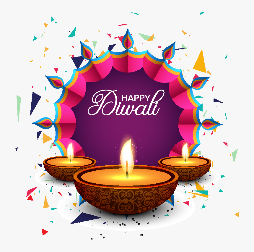 Happy Diwali Vector Background 