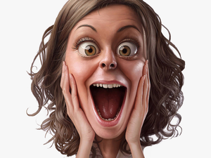 Surprised Expression Png Download - Surprised Face Png