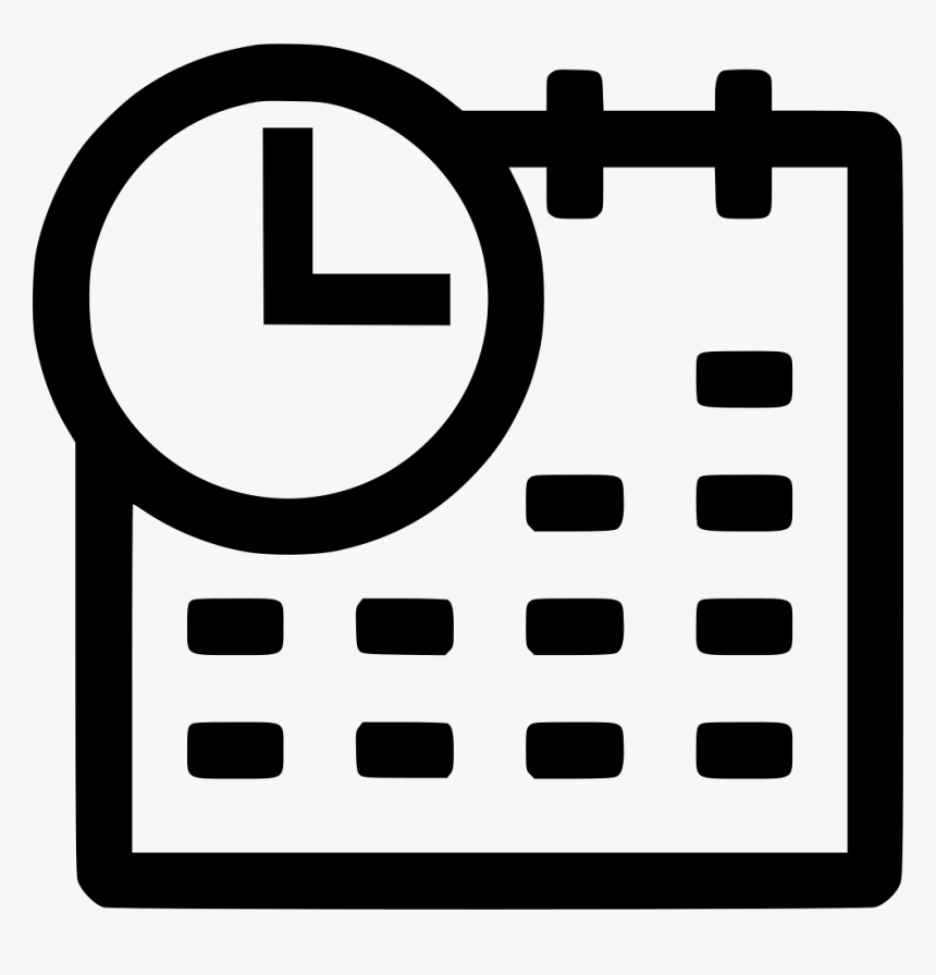 Date And Time Clock Comments - Free Date Icon Png