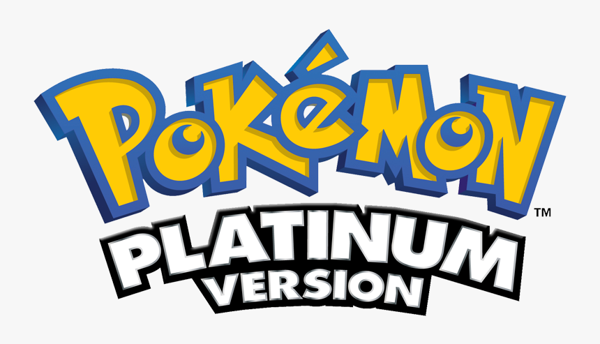 Pokemon Platinum Version Logo - 