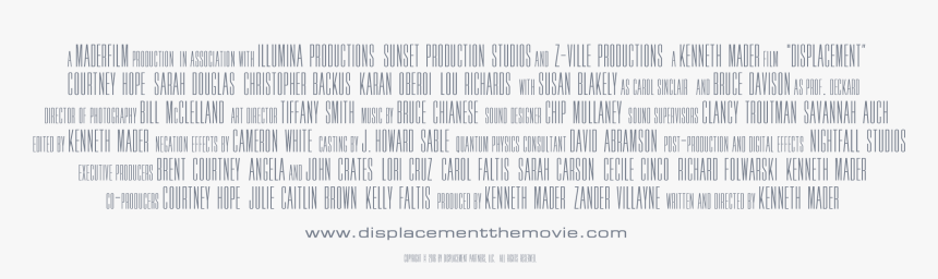 Movie Credits Png - Movie Credits Png White
