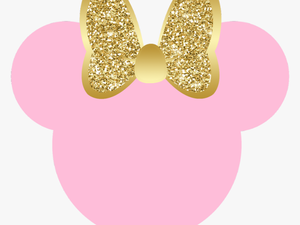 #pinkgold #goldminnie #minnie #mouse #sparkle - Pink And Gold Minnie Mouse Png
