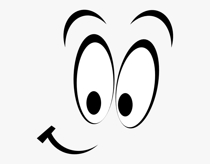 Eyes And Smile Clipart - Cartoon