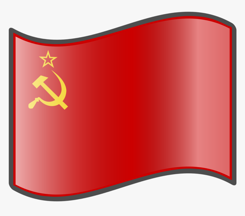 Transparent Soviet Flag Png - Soviet Union Emoji Flag