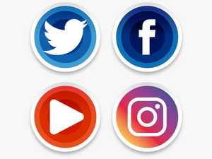 Redes Sociales - Facebook Instagram Youtube Logo