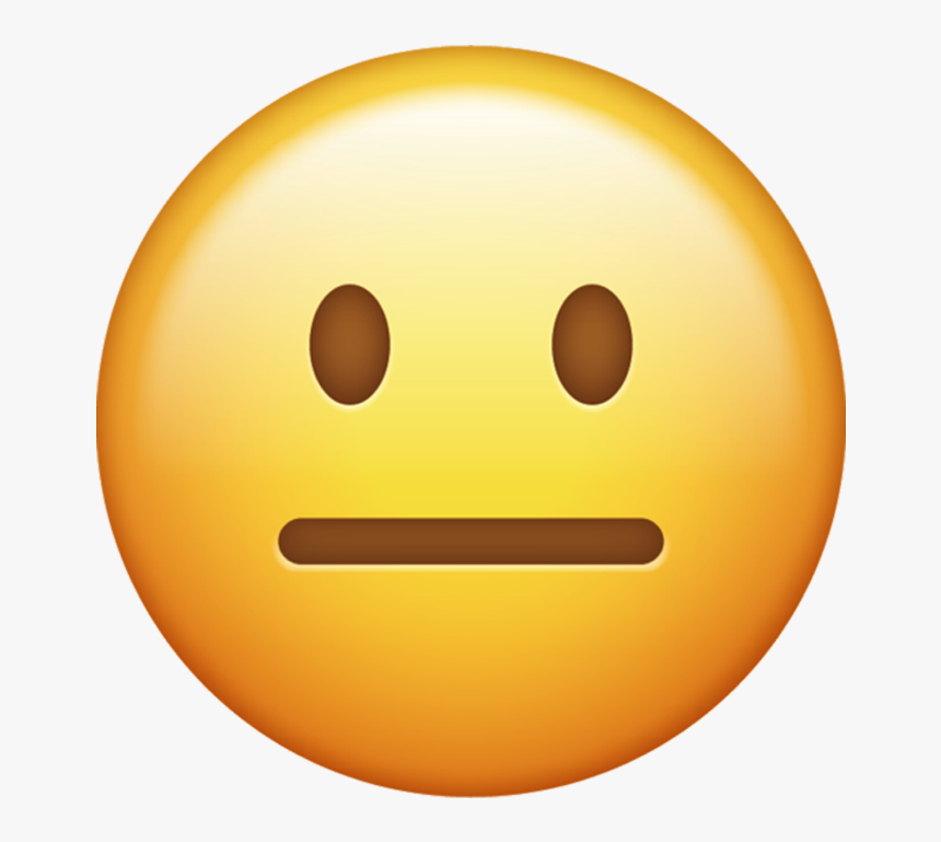 Neutral Emoji Png - Transparent 