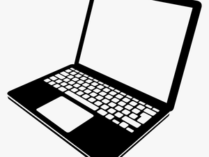 Computer Keyboard Icons Handheld - Laptop Png Black And White