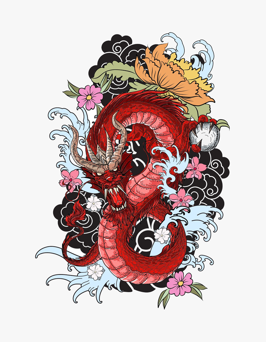 Japanese Dragon Tattoo Png