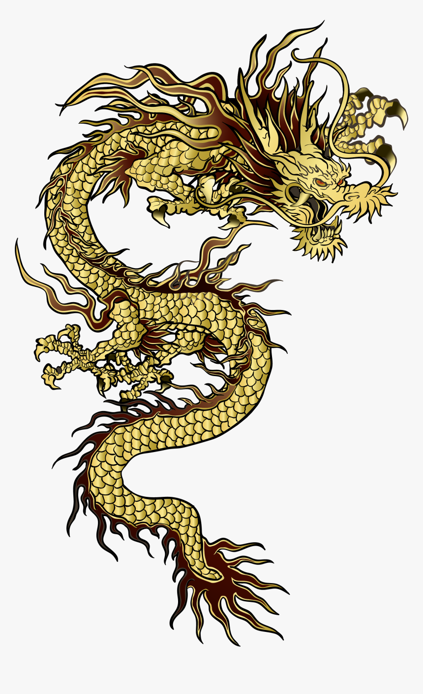 Transparent Asian Dragon Png - J