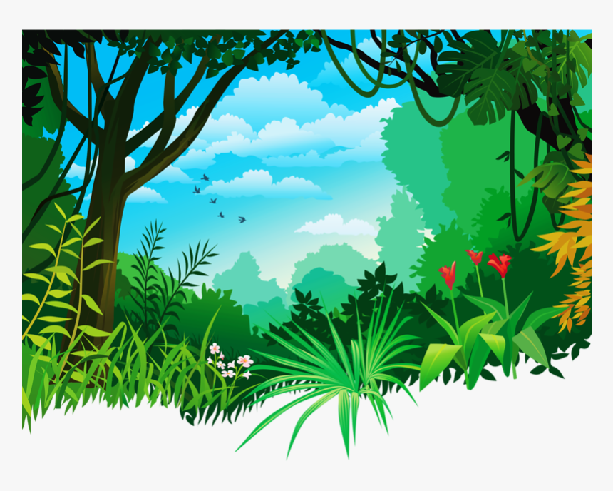 Download Jungle Background Png Clipart Tropical And - Cartoon Jungle Background