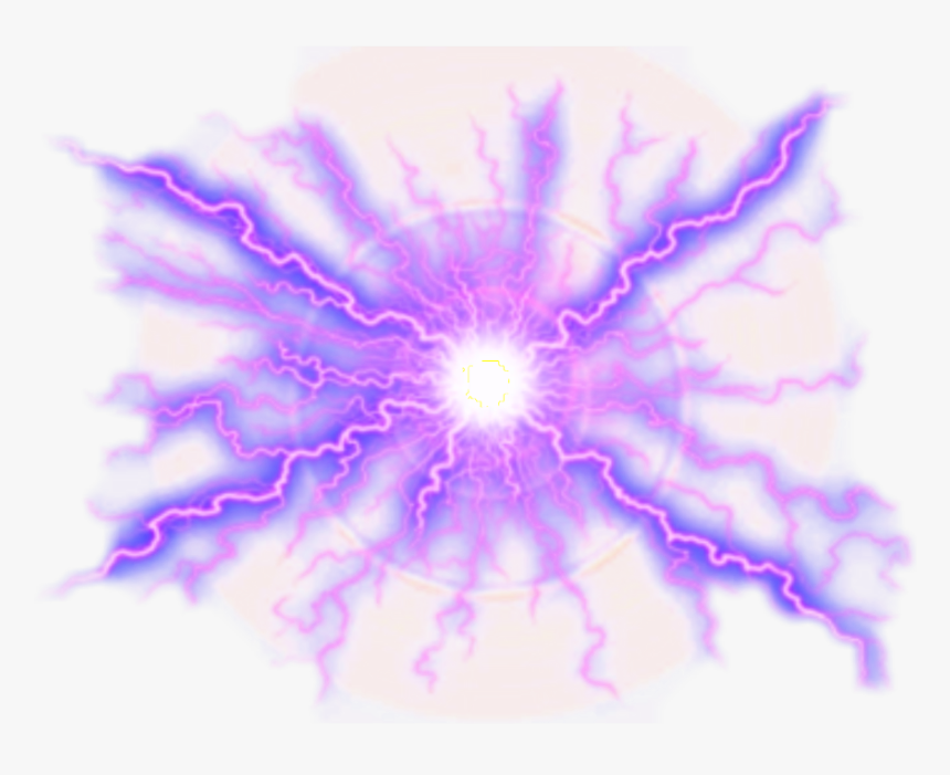 #electric #lightning #ball #magic #purple - Purple Light Effects Png