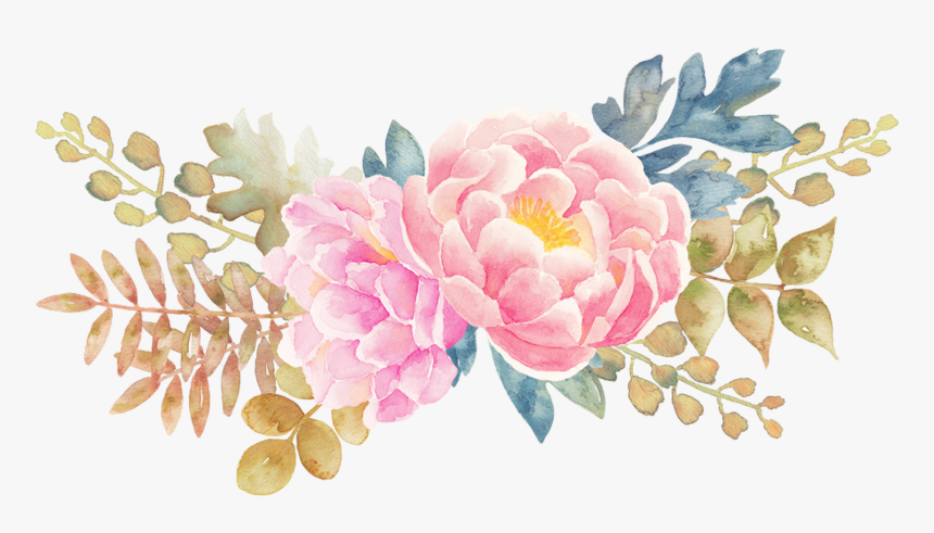 Transparent Flower Png Pack - Pastel Watercolor Flower Png