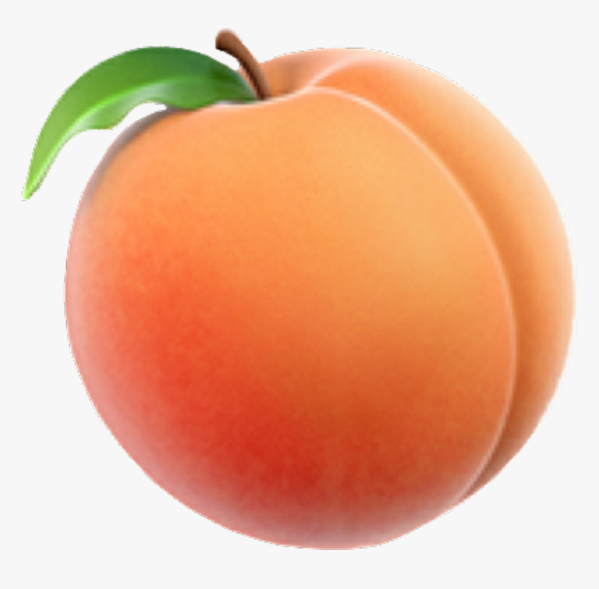 Peach Emoji Transparent Background - Transparent Background Peach Emoji