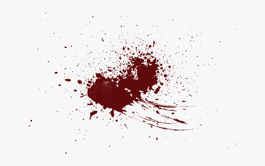 Blood Splatter Transparent Frame Pictures - Transparent Background Splatters Of Blood