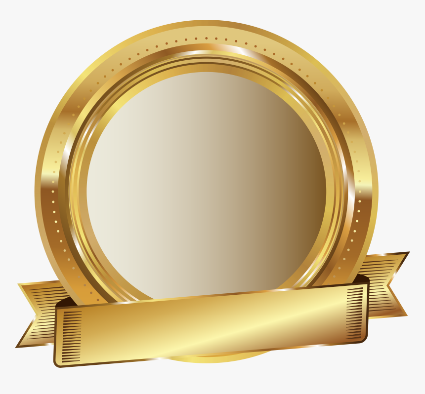 Round Gold Plate Png