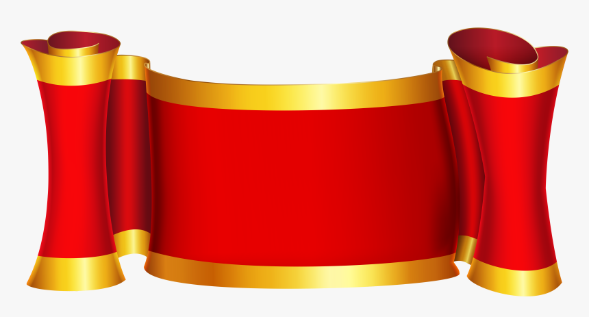 Flex Design Png - Red And Gold Ribbons