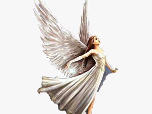 Angel Png Flying - Girl Flying With Wings