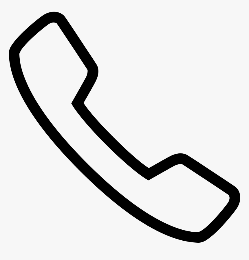 Phone Icon White Png - Minimal Phone Icon Png