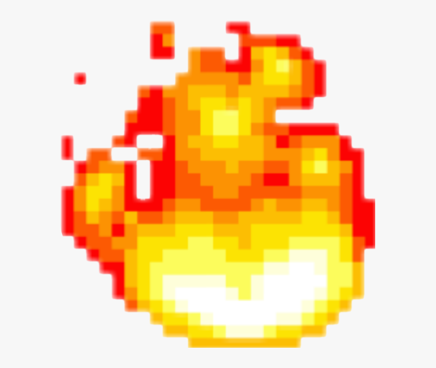 Pixel Fire Png - Pixel Art Fire 