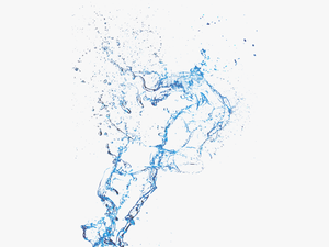 Abstract Clear Water Splash On White Background - Picsart Drop Water Png