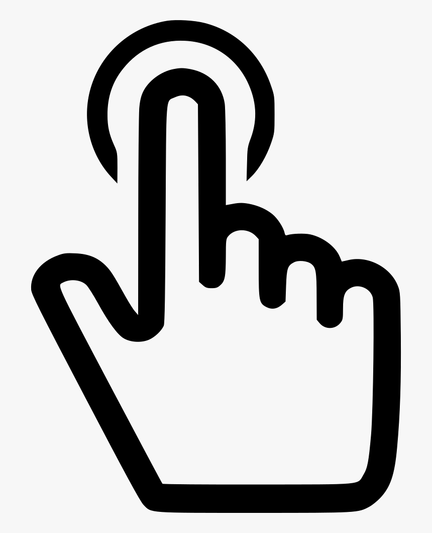 Click Finger Select - Finger Point Icon Png