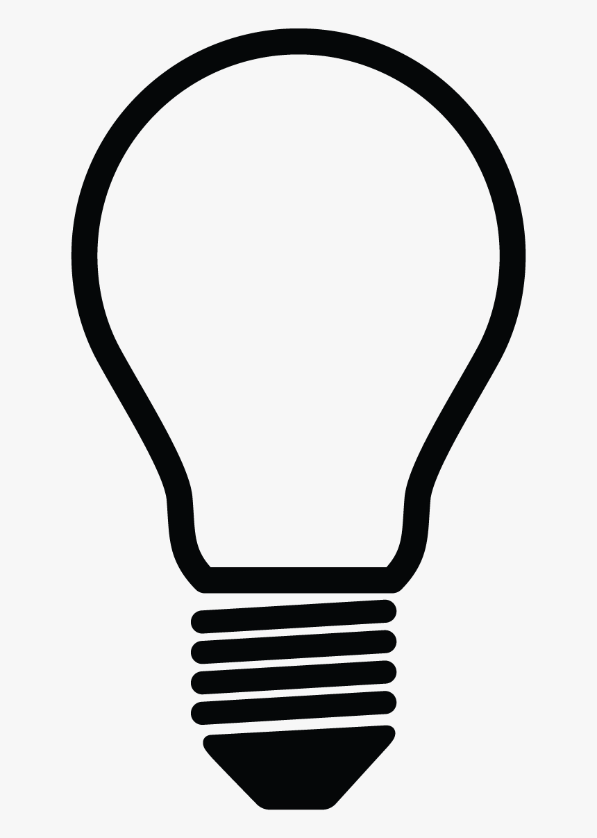 Transparent Lightbulb Clipart - Light Bulb Clip Art Png