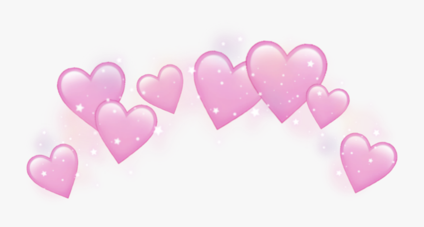 #emoji #emojis #sticker #stickers #alien #reupload - Cute Pink Heart Crown