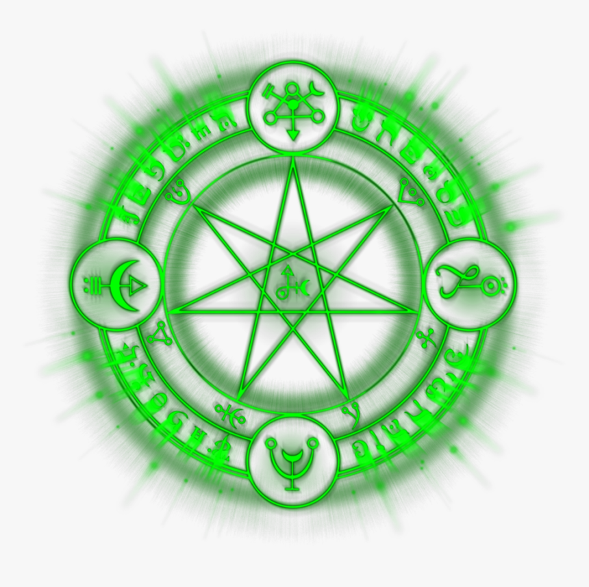 Transparent Green Glow Png - Dr Strange Magic Circle Png