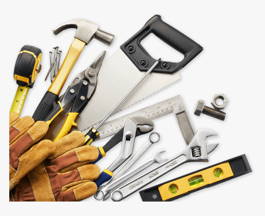 Transparent Hardware Tools Clipart - Cutting Home Repair Tools