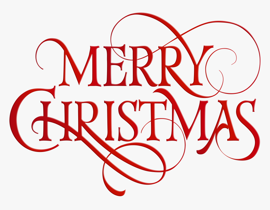 Transparent Merry Christmas Banner Png - Merry Christmas Font Png
