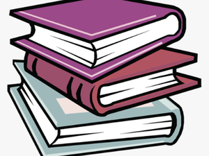 Png Stacked Clipart Books - Transparent Background Books Cartoon Png