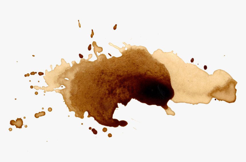 10 Coffee Stains Splatter - Watercolor Coffee Stain Png