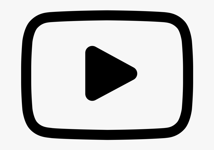 Youtube Black Icon Png Image Free Download Searchpng - Youtube White Icon Png
