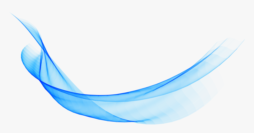 Line Wave Png - Transparent Blue