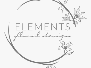 Drawing Elements Wedding - Black And White Flower Circle Png