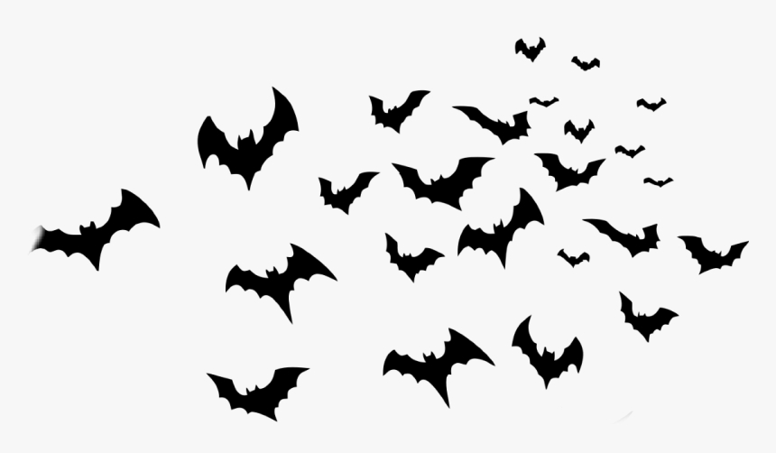 Transparent Halloween Bats Png -