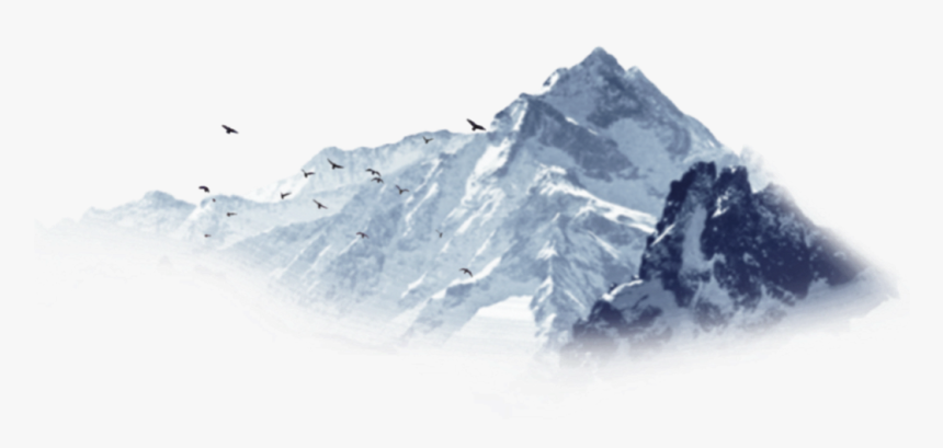 Snowy Mountain Transparent Background 