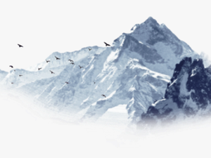 Snowy Mountain Transparent Background 
