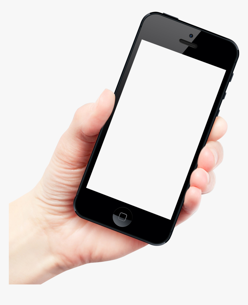 Hand Holding Cell Phone Png - Hand Smartphone Png