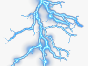 Oklahoma City Thunder Nba Lightning - Transparent Background Thunder Png