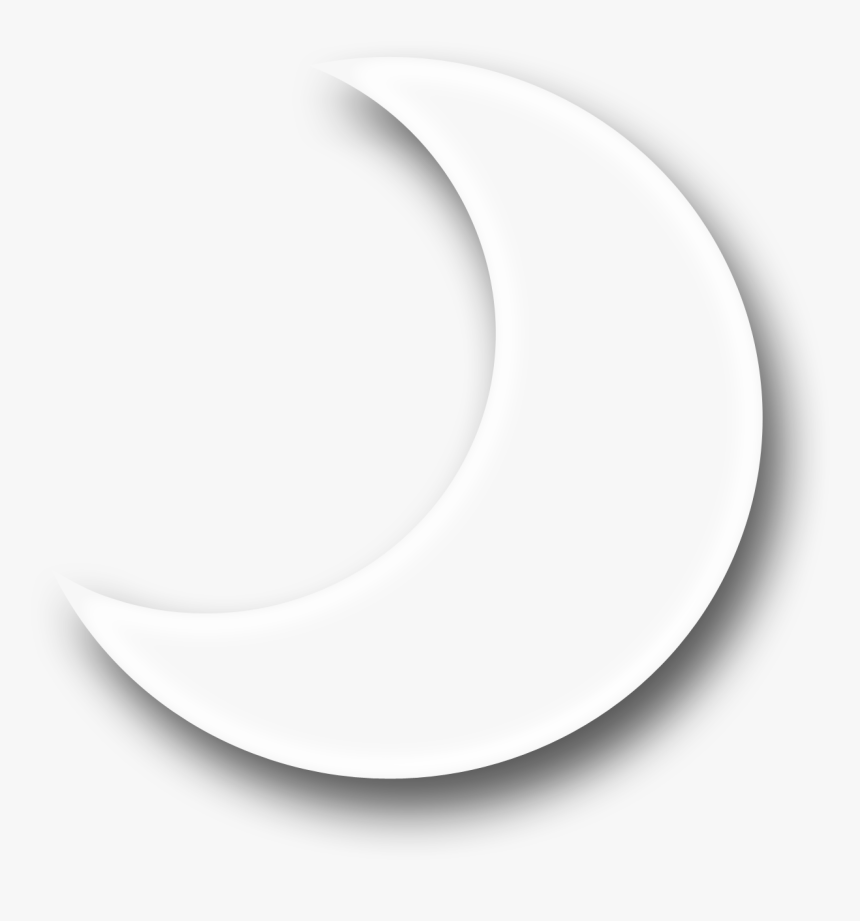 White Half Moon Png