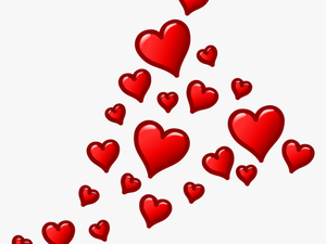 Hearts Png Floating Transparent - Flying Hearts Png